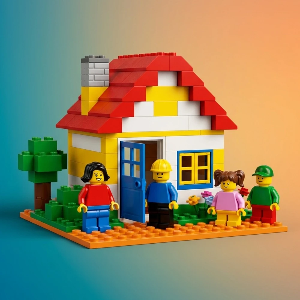 Building Set with People