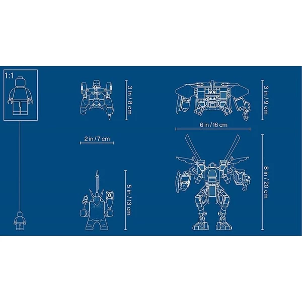 NINJAGO 70642 Киллоу против Самурая Икс