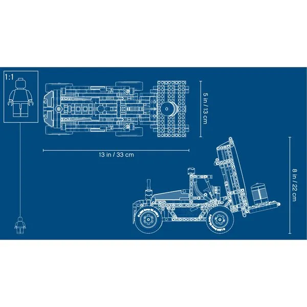 Technic 42079 Сверхмощный вилочный погрузчик