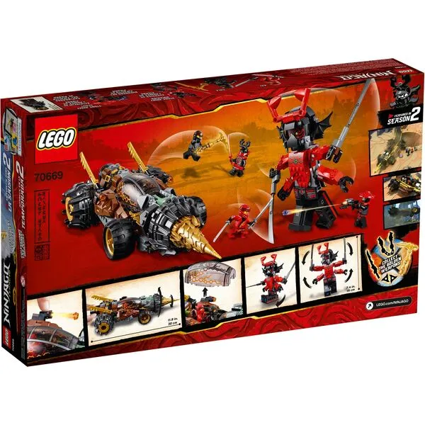 NINJAGO 70669 Земляной бур Коула