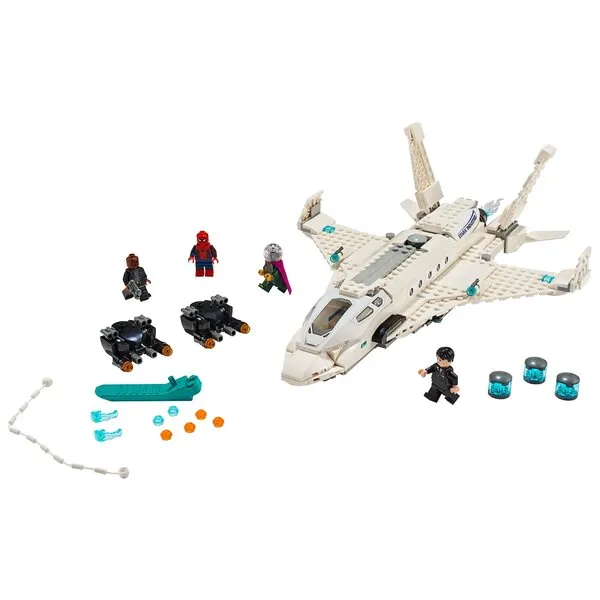 Super Heroes 76130 Реактивный самолёта Старка и атака дрона