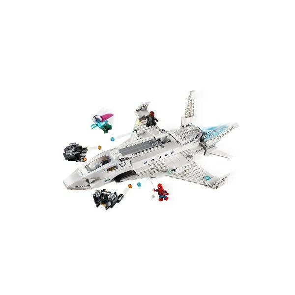 Super Heroes 76130 Реактивный самолёта Старка и атака дрона
