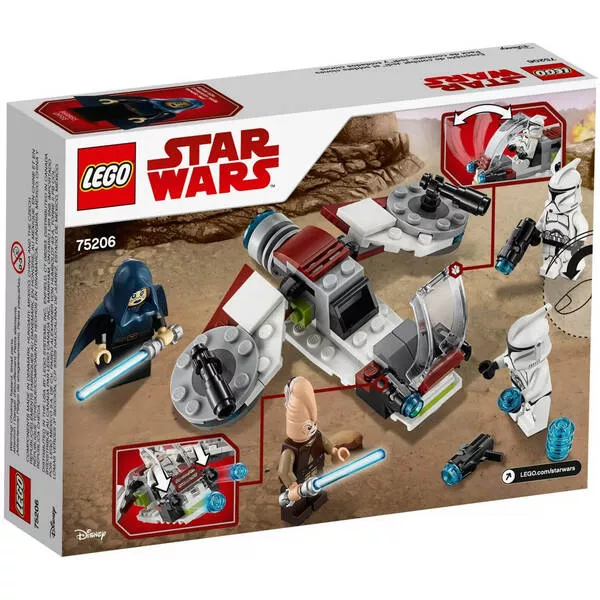 Star Wars 75206 Боевой набор джедаев и клонов-пехотинцев