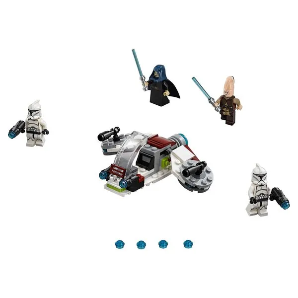 Star Wars 75206 Боевой набор джедаев и клонов-пехотинцев