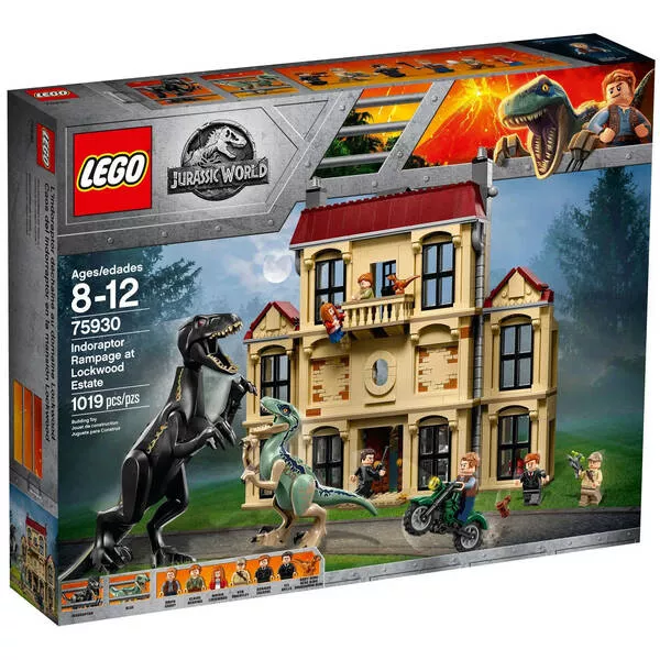 Jurassic World 75930 Нападение Индораптора в поместье Локвуд