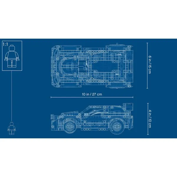 Technic 42109 Гоночный автомобиль Top Gear на управлении
