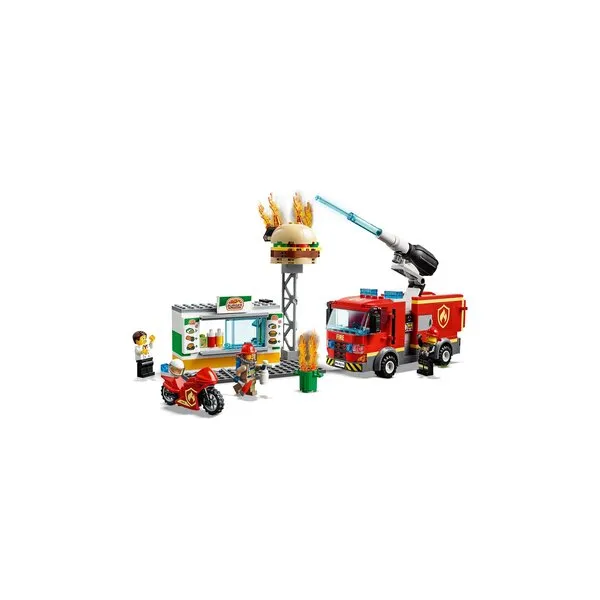 City 60214 Пожар в бургер-кафе