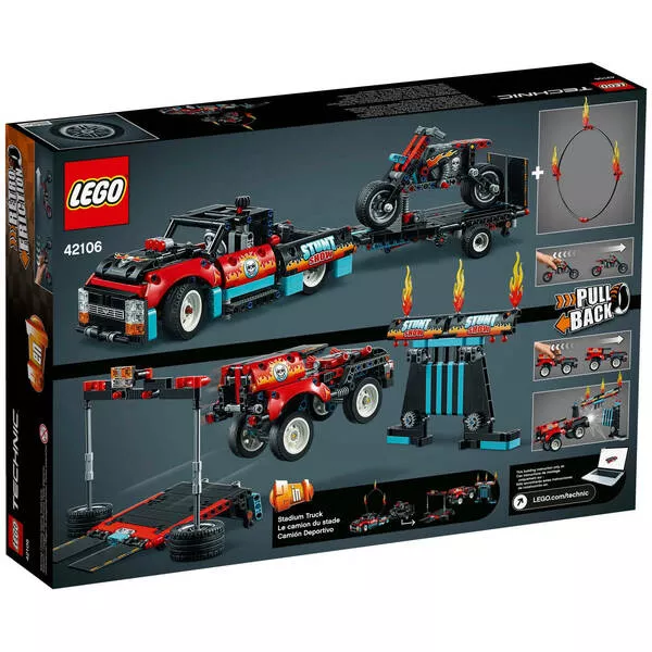 Technic 42106 Шоу трюков на грузовиках и мотоциклах
