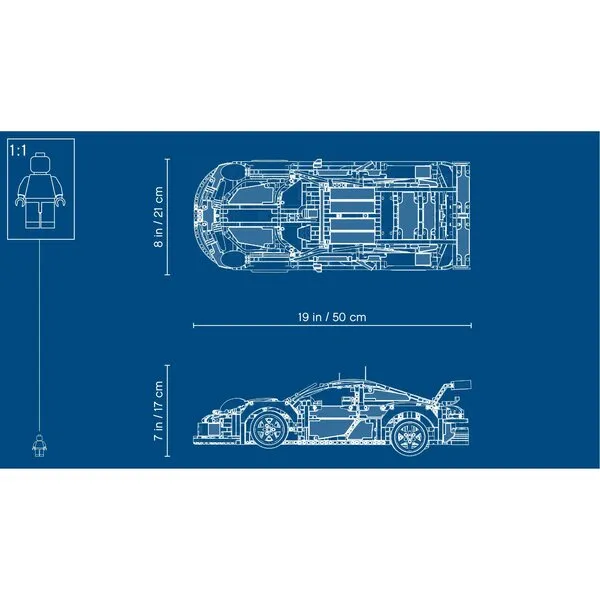 Technic 42096 Порше 911 RSR