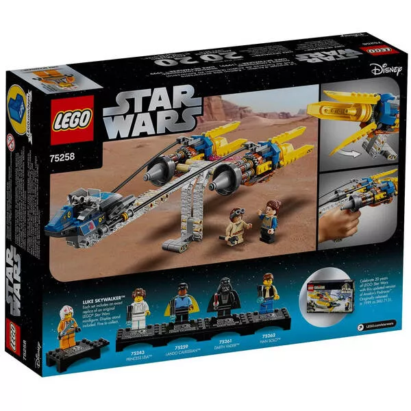 Star Wars 75258 Гоночный под Энакина: выпуск к 20-летнему юбилею