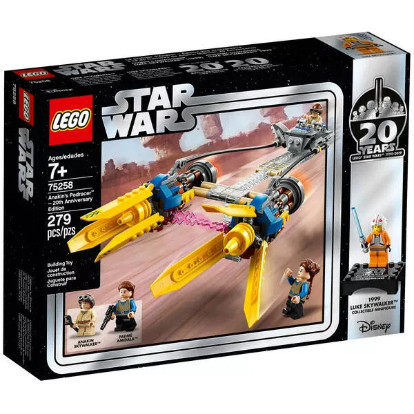Star Wars 75258 Гоночный под Энакина: выпуск к 20-летнему юбилею