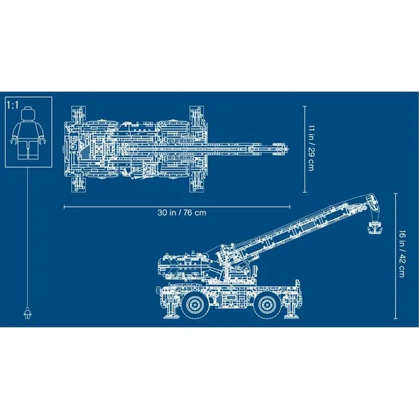 Technic 42082 Подъёмный кран для пересечённой местности