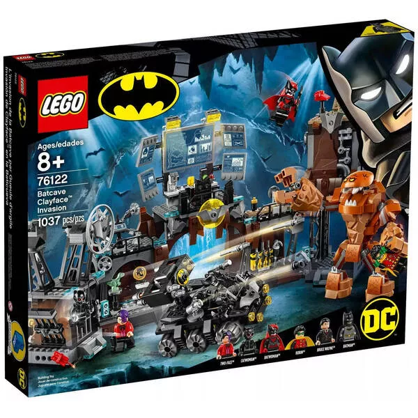 Super Heroes 76122 Вторжение Глиноликого в бэт-пещеру