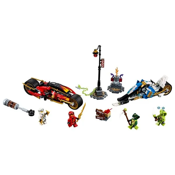 NINJAGO 70667 Мотоцикл-клинок Кая и снегоход Зейна