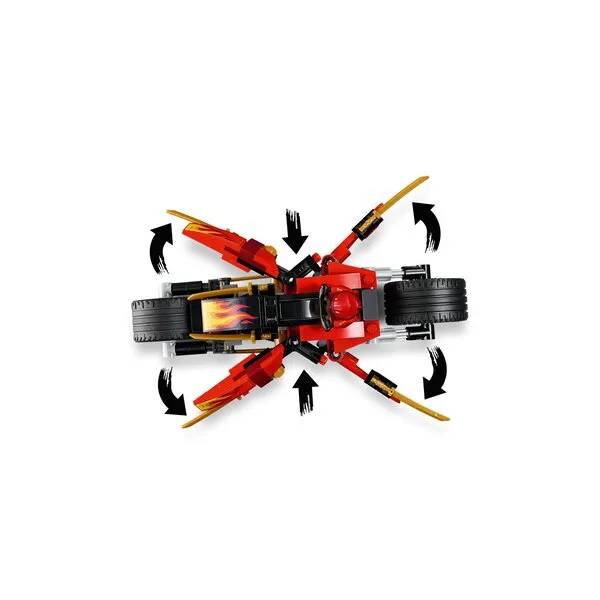 NINJAGO 70667 Мотоцикл-клинок Кая и снегоход Зейна