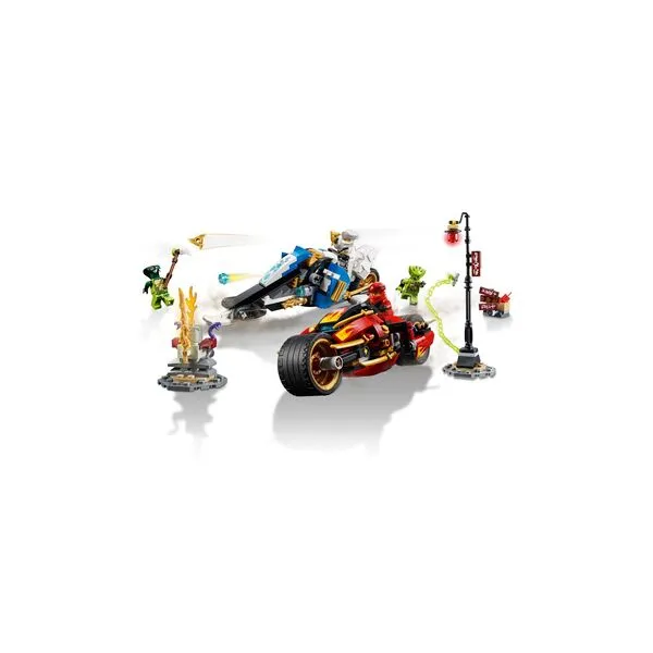 NINJAGO 70667 Мотоцикл-клинок Кая и снегоход Зейна