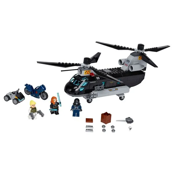 Super Heroes 76162 Погоня на вертолёте Чёрной вдовы