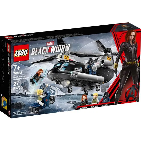 Super Heroes 76162 Погоня на вертолёте Чёрной вдовы