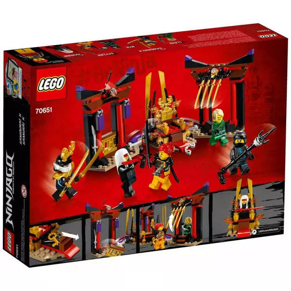 NINJAGO 70651 Решающий бой в тронном зале