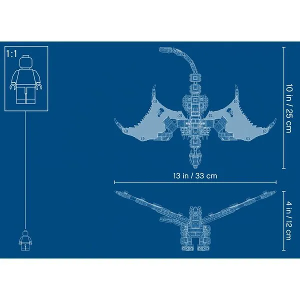 NINJAGO 71718 Боевой дракон Мастера Ву