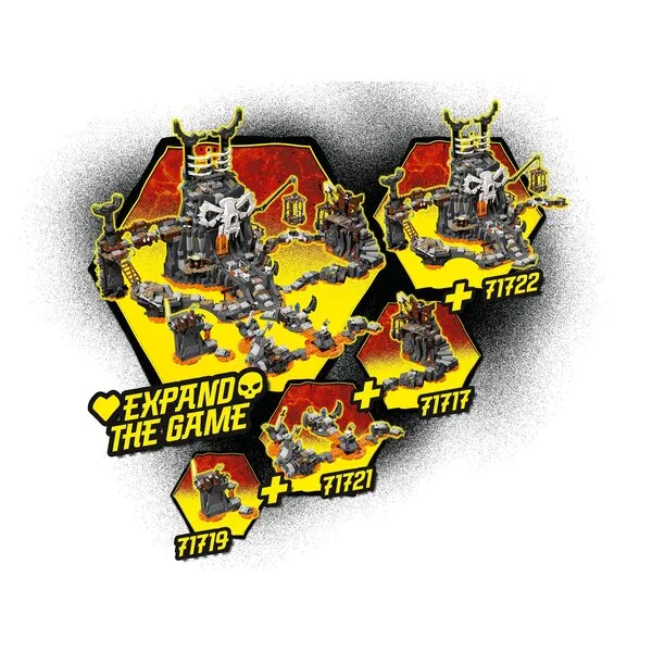 NINJAGO 71717 Путешествие в Подземелье черепа