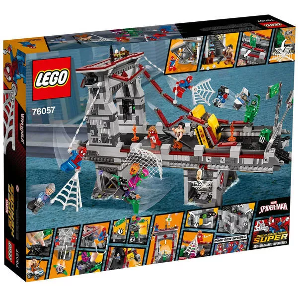 Super Heroes 76057 Дуэль воинов с сетями на мосту
