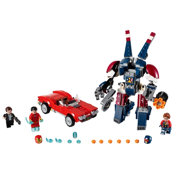 Super Heroes 76077 Железный человек: стальной Детройт наносит удар