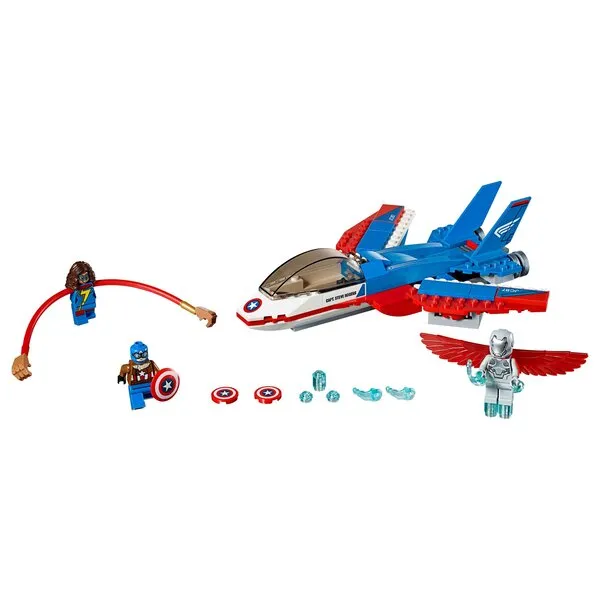 Super Heroes 76076 Воздушная погоня Капитана Америки