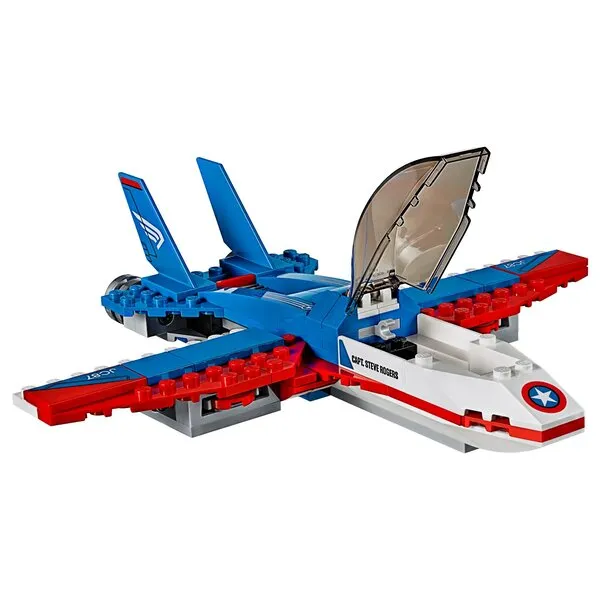 Super Heroes 76076 Воздушная погоня Капитана Америки