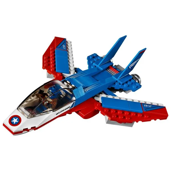 Super Heroes 76076 Воздушная погоня Капитана Америки