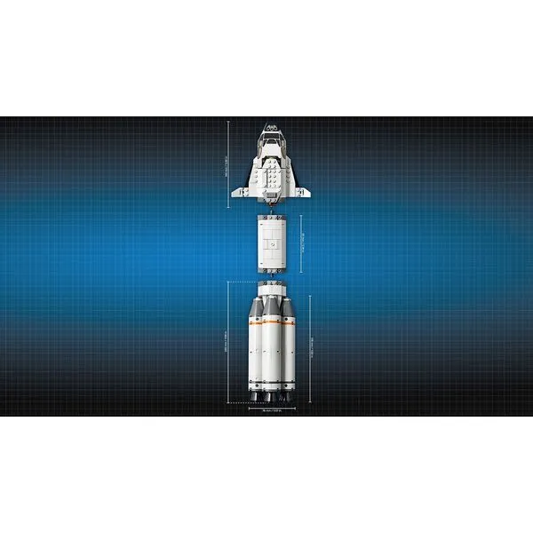 City 60229 Площадка для сборки и транспорт для перевозки ракеты