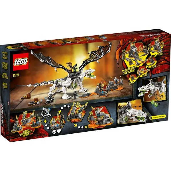 NINJAGO 71721 Дракон чародея-скелета