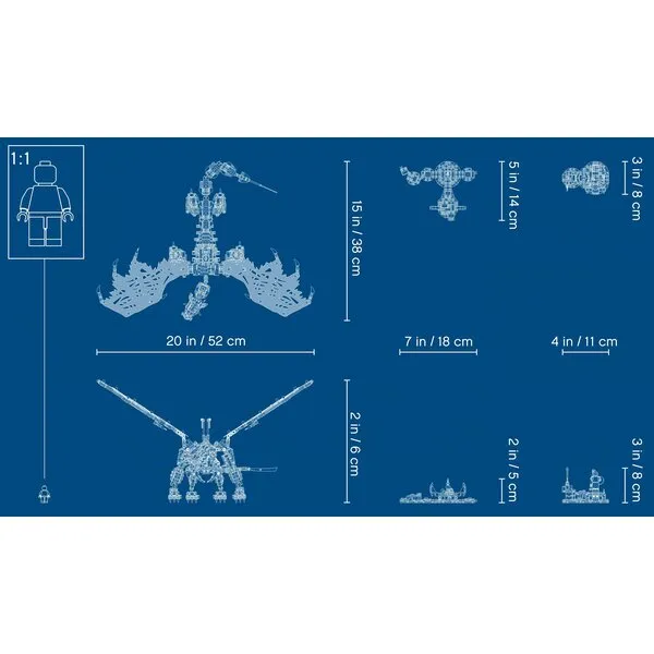 NINJAGO 71721 Дракон чародея-скелета