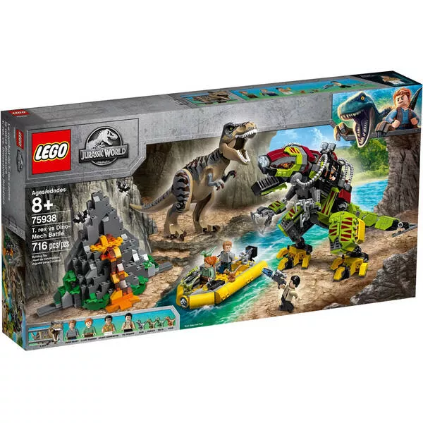 Jurassic World 75938 Бой тираннозавра и робота-динозавра