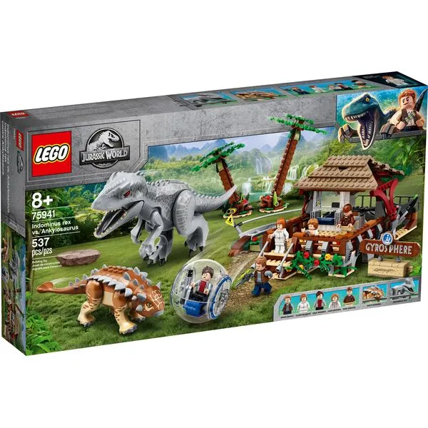 Jurassic World 75941 Индоминус-рекс против анкилозавра