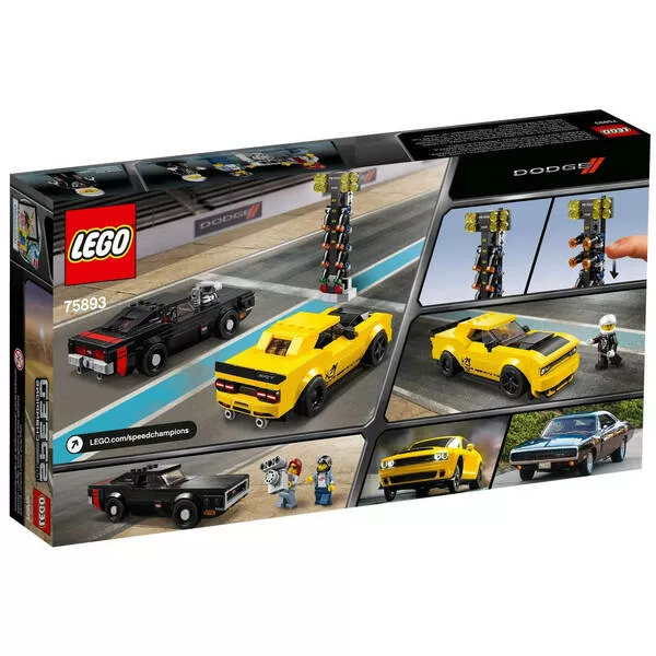 Speed Champions 75893 Додж Чэленджер 2018 и Додж Чарджер 1970