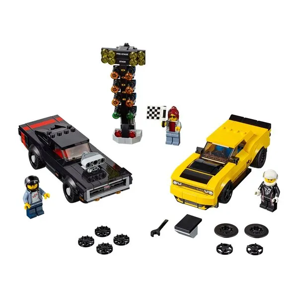 Speed Champions 75893 Додж Чэленджер 2018 и Додж Чарджер 1970