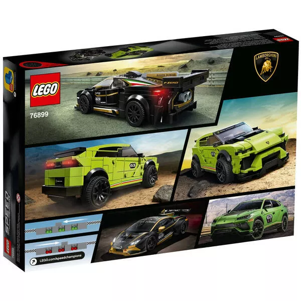 Speed Champions 76899 Lamborghini Urus ST-X and Lamborghini Huracan Super Trofeo EVO