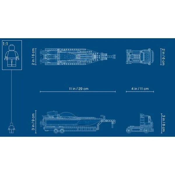 City 60254 Транспортировщик скоростных катеров