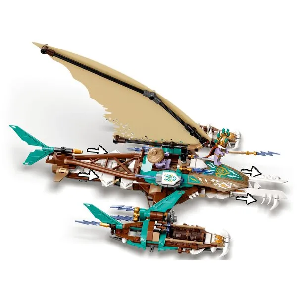NINJAGO 71748 Морская битва на катамаране