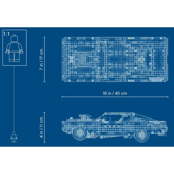 Technic 42111 Dodge Charger Доминика Торетто