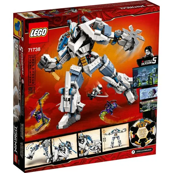 NINJAGO 71738 Битва с роботом Зейна
