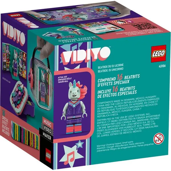 VIDIYO 43106 Битбокс Диджея Единорога