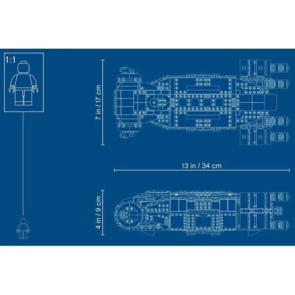 Star Wars 75293 Транспортный корабль Сопротивления I-TS