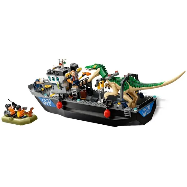 Jurassic World 76942 Побег барионикса на катере