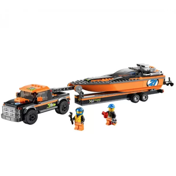 City 60085 Внедорожник с гоночным катером