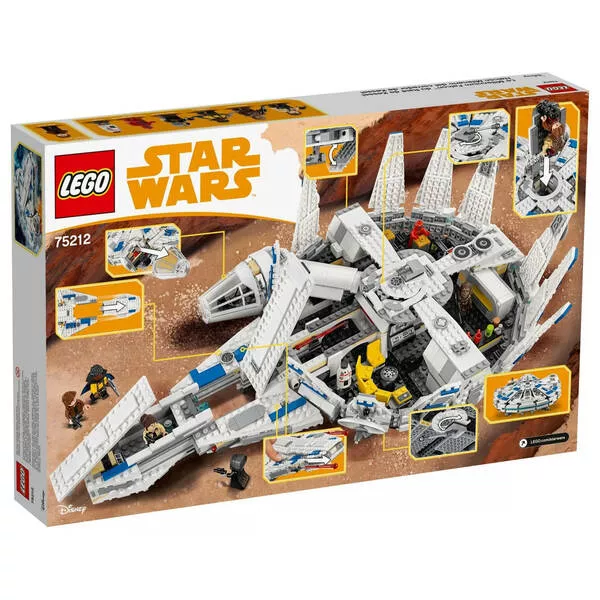 Star Wars 75212 Сокол Тысячелетия на Дуге Кесселя