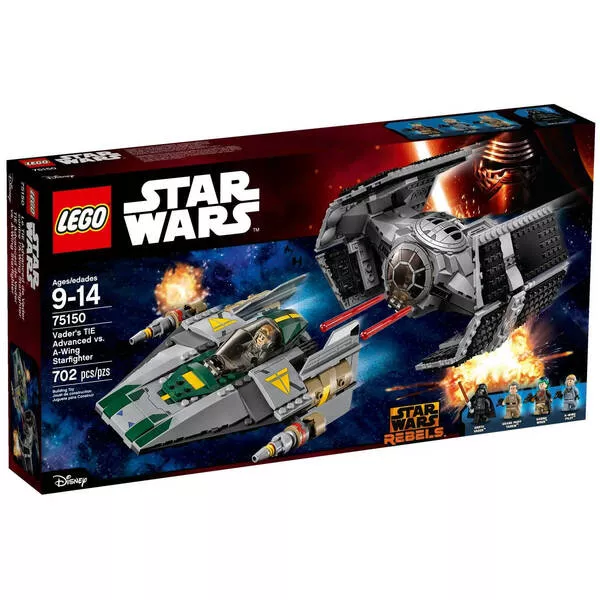 Star Wars 75150 Усовершенствованный истребитель Вейдера против звёздного истребителя