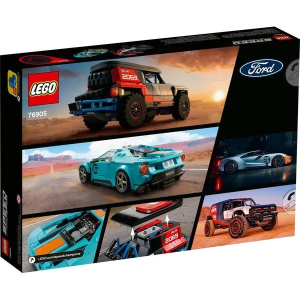 Speed Champions 76905 Ford GT Heritage Edition and Bronco R