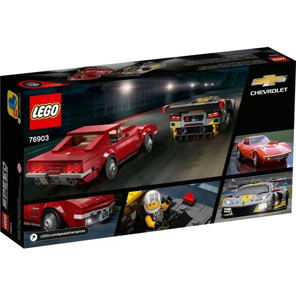 Speed Champions 76903 Chevrolet Corvette C8.R Race Car and 1968 Chevrolet Corvette